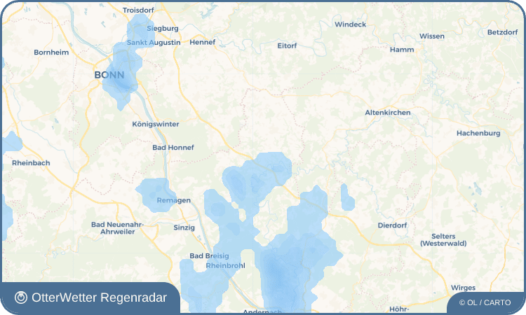 OtterWetter Regenradar-Widget Etscheid