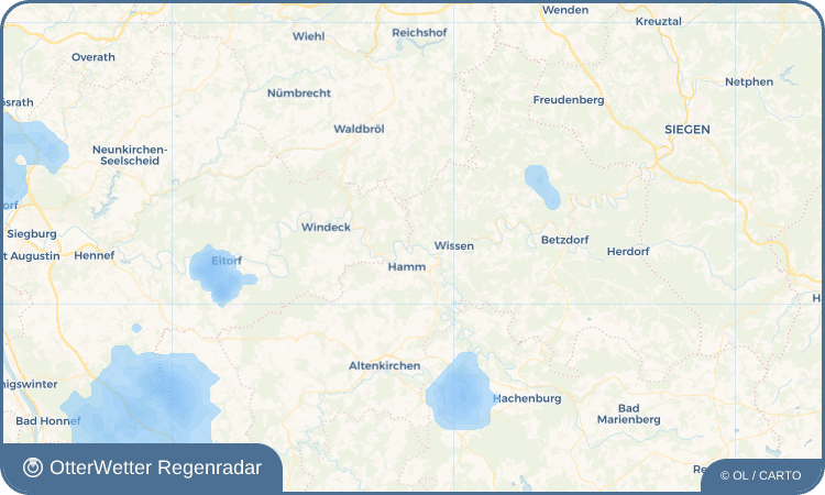 OtterWetter Regenradar-Widget Etzbach