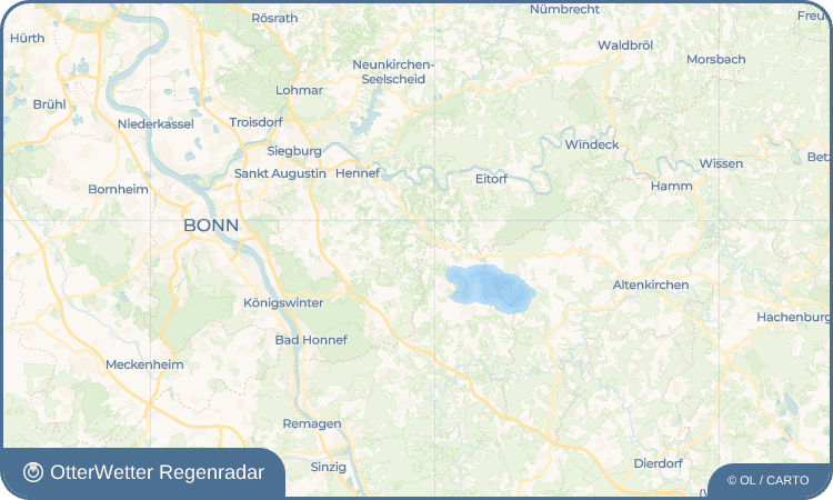 OtterWetter Regenradar-Widget Eulenberg