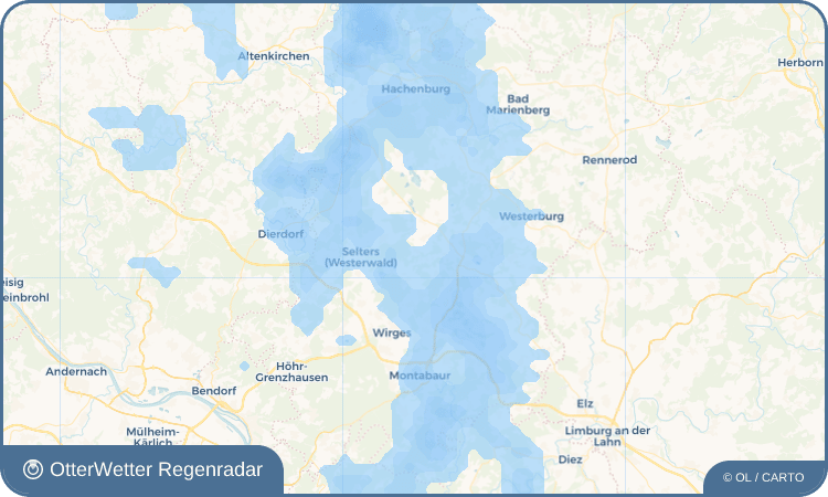 OtterWetter Regenradar-Widget Ewighausen
