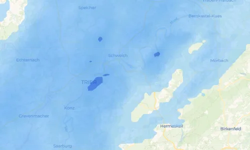 Regenradar Fell: aktuelle Niederschläge in Fell und Umgebung, Stand 17. Oktober 2026 um 3:05 Uhr