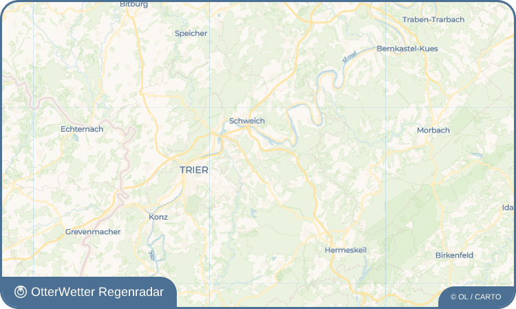 OtterWetter Regenradar-Widget Fell