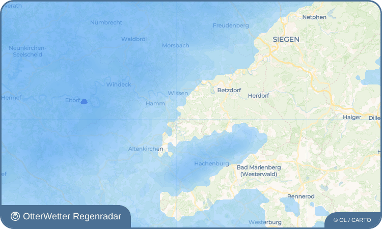 OtterWetter Regenradar-Widget Fensdorf