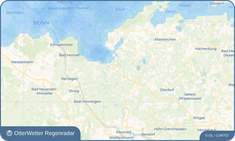 OtterWetter Regenradar-Widget Fernthal
