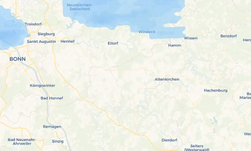 Regenradar Vorschaubild - Aktuelle Niederschläge in Fiersbach und Umgebung