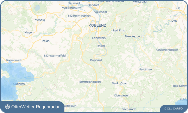OtterWetter Regenradar-Widget Filsen