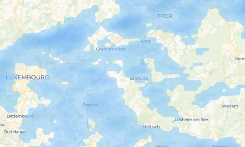 Regenradar Vorschaubild - Aktuelle Niederschläge in Fisch und Umgebung
