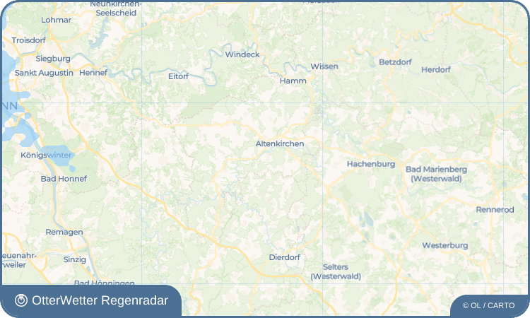 OtterWetter Regenradar-Widget Fluterschen