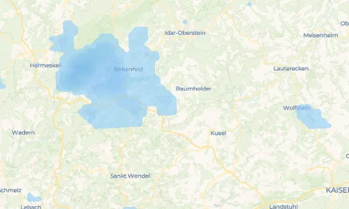 Regenradar Vorschaubild - Aktuelle Niederschläge in Fohren-Linden und Umgebung