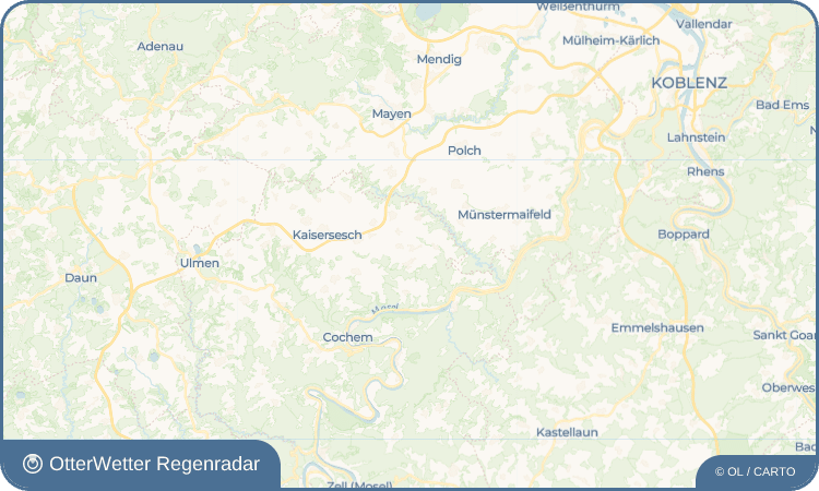 OtterWetter Regenradar-Widget Forst (Eifel)