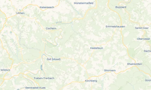 Regenradar Vorschaubild - Aktuelle Niederschläge in Forst (Hunsrück) und Umgebung