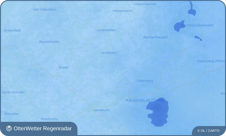 OtterWetter Regenradar-Widget Frankelbach