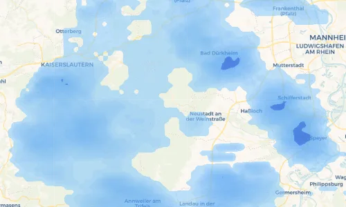 Regenradar Vorschaubild - Aktuelle Niederschläge in Frankeneck und Umgebung