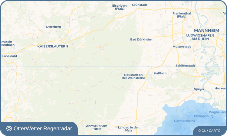 OtterWetter Regenradar-Widget Frankeneck