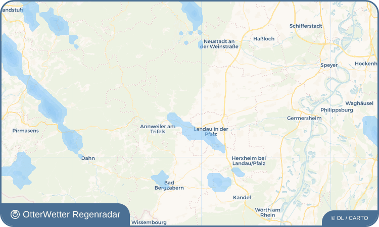 OtterWetter Regenradar-Widget Frankweiler