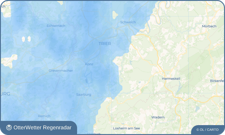 OtterWetter Regenradar-Widget Franzenheim