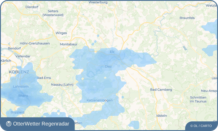 Widget-Vorschau für Freiendiez Wetter-Widget-Vorschau mit Vorhersagedaten für Freiendiez