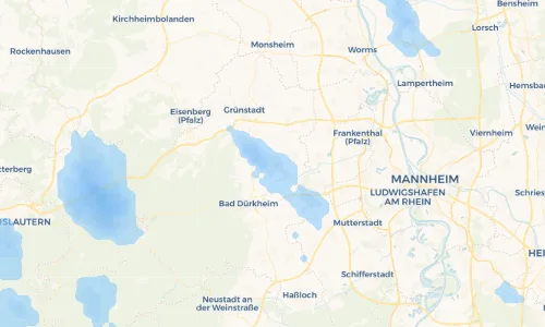 Regenradar Vorschaubild - Aktuelle Niederschläge in Freinsheim und Umgebung