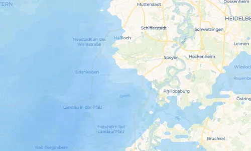 Regenradar Freisbach: aktuelle Niederschläge in Freisbach und Umgebung, Stand 22. Oktober 2026 um 21:30 Uhr