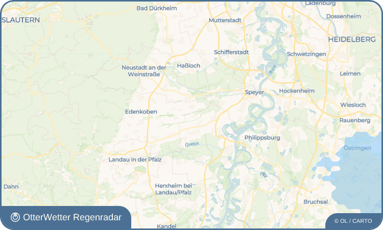 OtterWetter Regenradar-Widget Freisbach