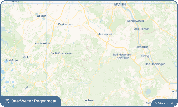 OtterWetter Regenradar-Widget Freisheim