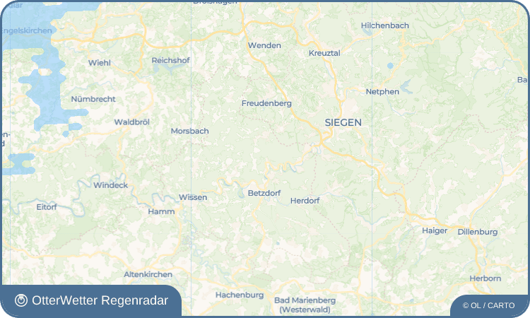 OtterWetter Regenradar-Widget Freusburg