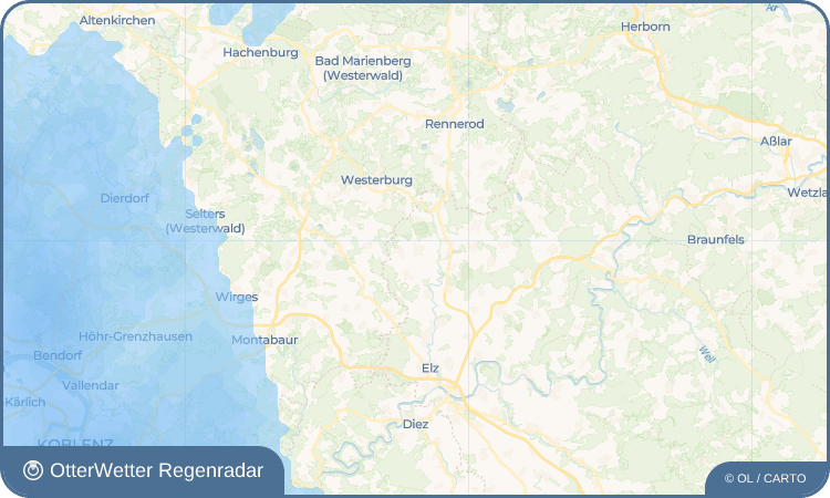 OtterWetter Regenradar-Widget Frickhofen