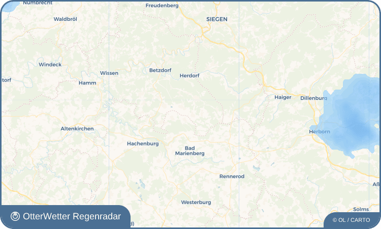 OtterWetter Regenradar-Widget Friedewald