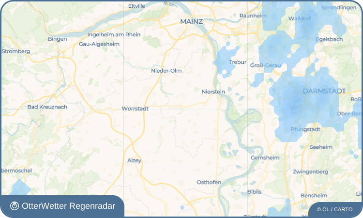 OtterWetter Regenradar-Widget Friesenheim