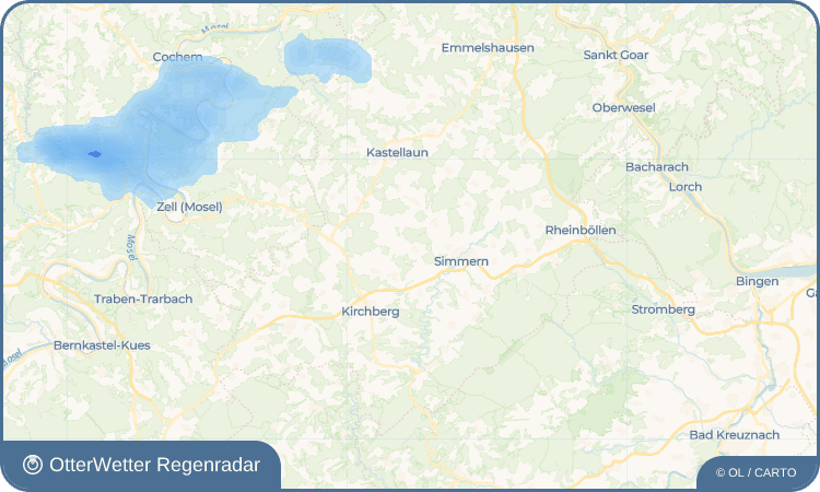 OtterWetter Regenradar-Widget Fronhofen