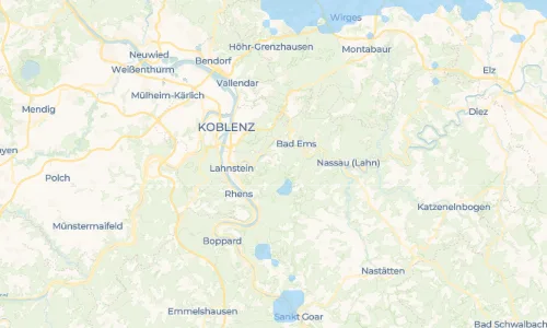 Regenradar Vorschaubild - Aktuelle Niederschläge in Frücht und Umgebung