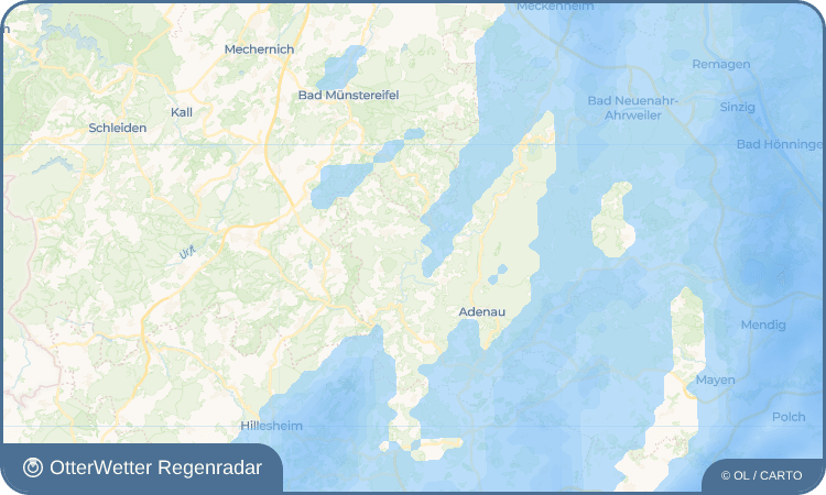 OtterWetter Regenradar-Widget Fuchshofen