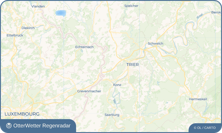 OtterWetter Regenradar-Widget Fusenich