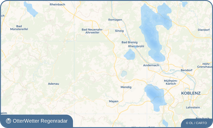 OtterWetter Regenradar-Widget Galenberg