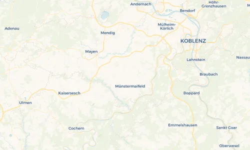 Regenradar Vorschaubild - Aktuelle Niederschläge in Gappenach und Umgebung