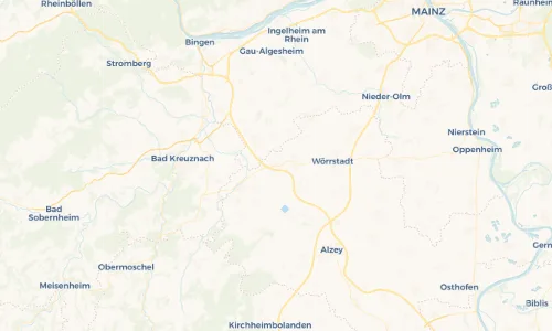 Regenradar Vorschaubild - Aktuelle Niederschläge in Gau-Bickelheim und Umgebung