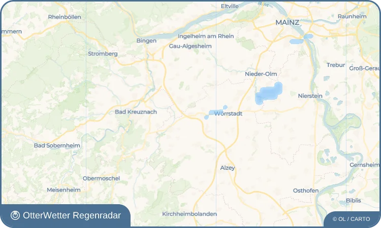 Widget-Vorschau für Gau-Bickelheim Wetter-Widget-Vorschau mit Vorhersagedaten für Gau-Bickelheim