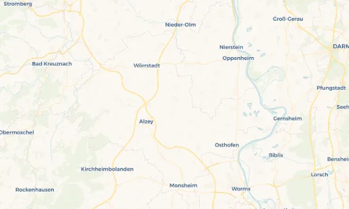 Regenradar Vorschaubild - Aktuelle Niederschläge in Gau-Köngernheim und Umgebung
