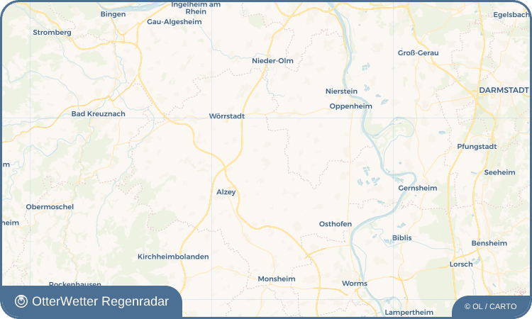 OtterWetter Regenradar-Widget Gau-Odernheim