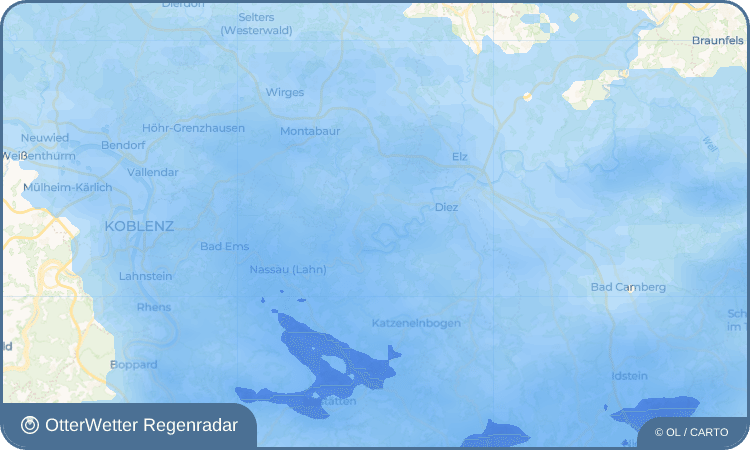 OtterWetter Regenradar-Widget Geilnau