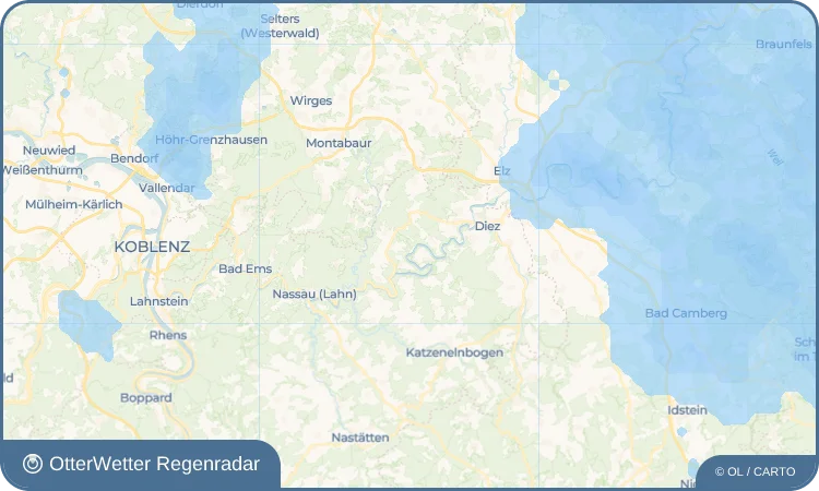 Wetter-Widget-Vorschau mit Vorhersagedaten für Geilnau