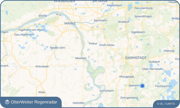 OtterWetter Regenradar-Widget Geinsheim