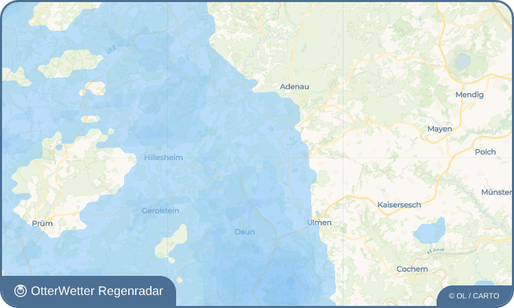 OtterWetter Regenradar-Widget Gelenberg