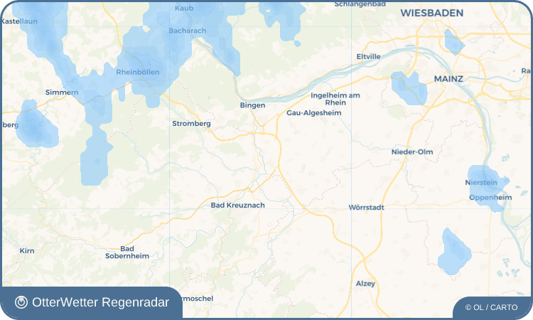 OtterWetter Regenradar-Widget Gensingen