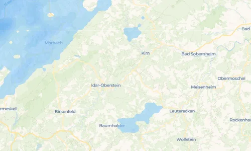 Regenradar Georg-Weierbach: aktuelle Niederschläge in Georg-Weierbach und Umgebung, Stand 17. Oktober 2026 um 2:55 Uhr