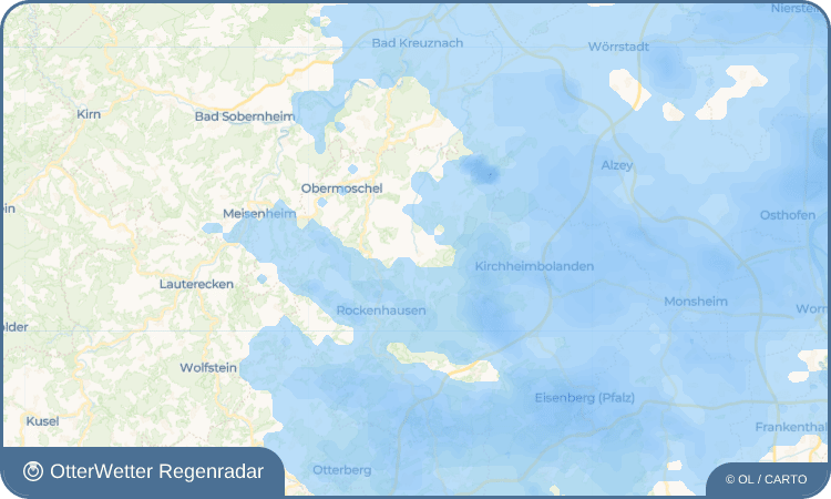 OtterWetter Regenradar-Widget Gerbach