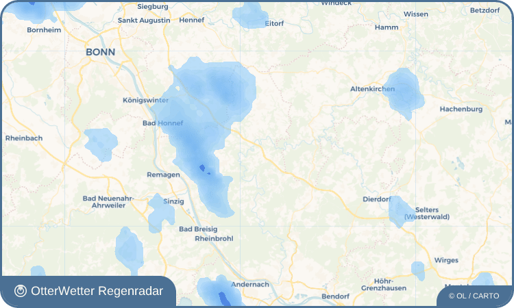 OtterWetter Regenradar-Widget Gerhardshahn