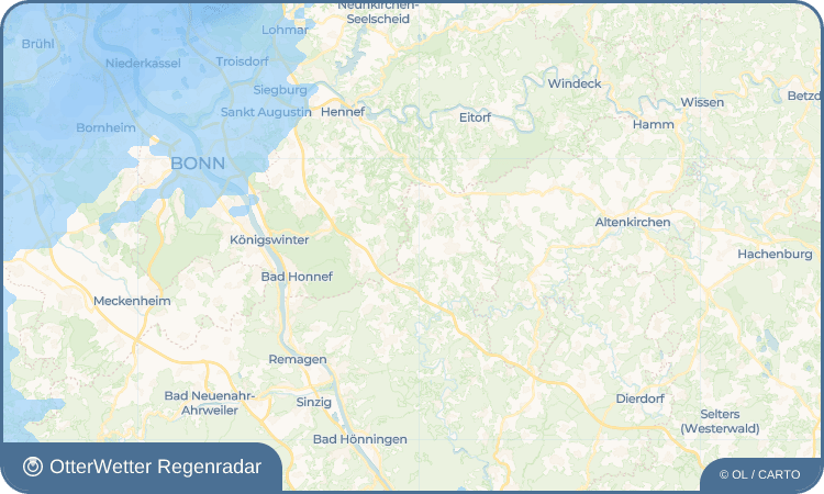 OtterWetter Regenradar-Widget Germscheid