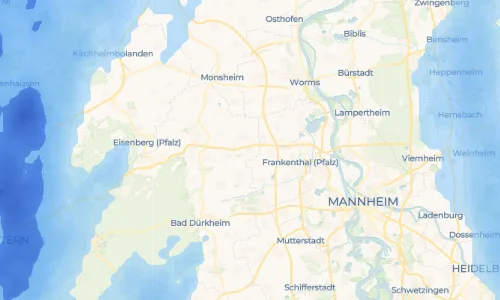 Regenradar Vorschaubild - Aktuelle Niederschläge in Gerolsheim und Umgebung