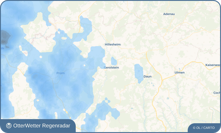 OtterWetter Regenradar-Widget Gerolstein